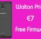 Walton Primo E7 Stock Firmware (Flash File) Free Download