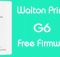 Walton Primo G6 Stock Firmware (Flash File) Free Download