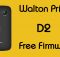 Walton Primo D2 Stock Firmware (Flash File) Free Download