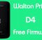 Walton Primo D4 Stock Firmware (Flash File) Free Download