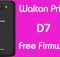 Walton Primo D7 Stock Firmware (Flash File) Free Download