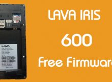 Lava Iris 600 Stock Firmware (Flash File) Free Download