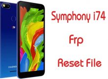 Symphony i74 Frp Reset Bypass File 8MB Without Box