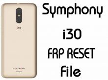 Symphony i30 Frp Reset Bypass File 10MB Without Box