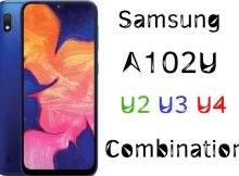 Samsung A10e A102U U2 U3 U4 Combination File Download