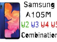 Samsung A105M U2 U3 U4 U5 Combination File  Free