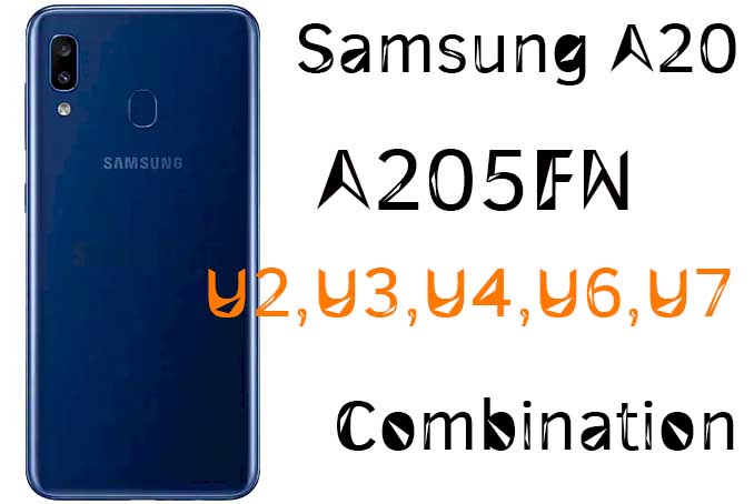 Samsung A205FN U2 U3 U4 U6 U7 Combination Free