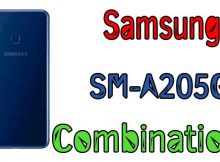 Samsung A20 A205G U2 U3 U4 U5 Combination File Free