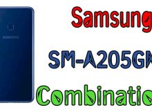 Samsung A205GN Combination U2 U3 U4 U5  File Free