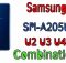 Samsung A20 A205U Combination File U2 U3 U4 Free