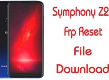 Symphony Z25 Frp Reset Bypass File 50MB Without Box