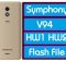 Symphony V94 Flash File HW1 HW2 Pac Care Firmware