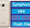 Symphony V44 Flash File HW1 HW2 Care Firmware