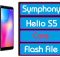 Symphony Helio S5 Flash File Customer Care Firmware