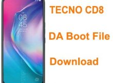 Tecno CD8 DA File For Sp Flash Tool Free Download