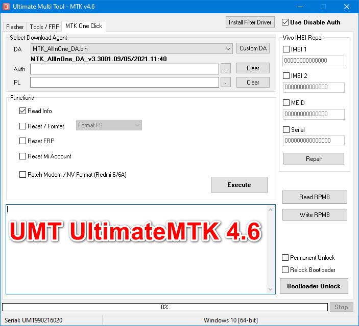 UMT UltimateMTK 4.6 Latest Setup File [2021] Download