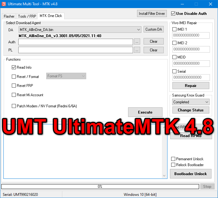 UMT UltimateMTK 4.8 Setup File Latest [2021] Download