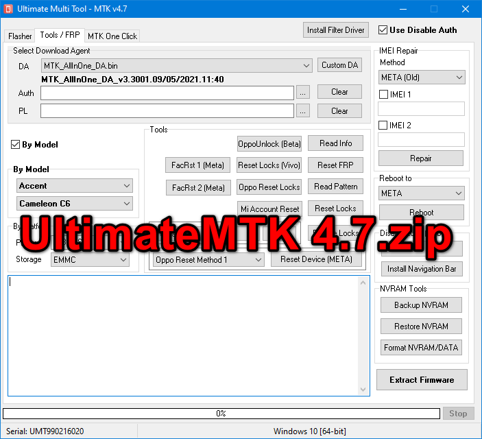 UMT UltimateMTK 4.7 Latest Setup File [2021] Download