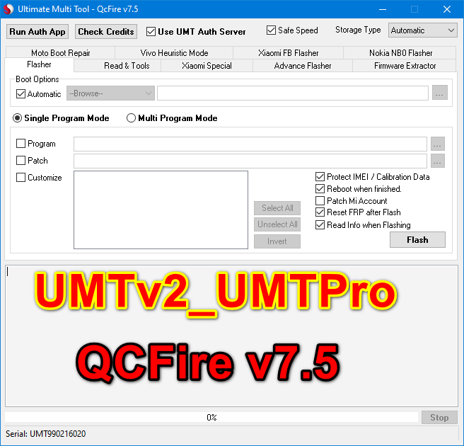 UMT QCFire V7.5 Latest Setup File Download [2022]