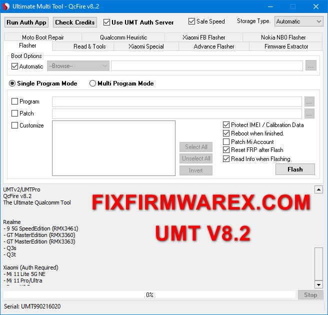UMT QCFire V8.2 Latest Setup File Download [2022]