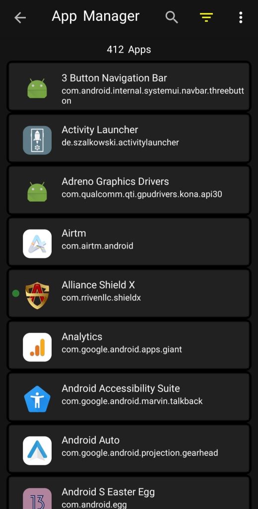 Alliance shield X ApK Android 11 12