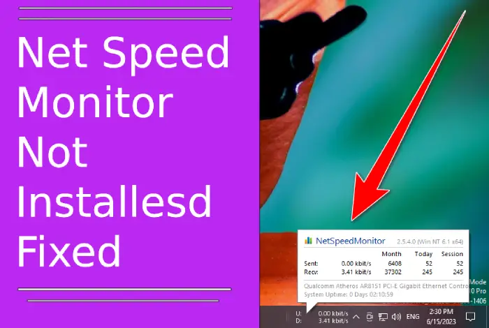 How To Install Net Speed Monitor Windows 10 64 Bit